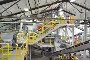 Rumpke Recycling's glass facility creates raw material for fiberglass insulation and glass containers