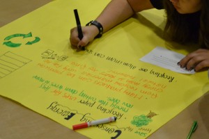 Students create recycling campaign posters