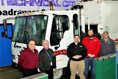Rumpke donates truck to Ohio Technical College