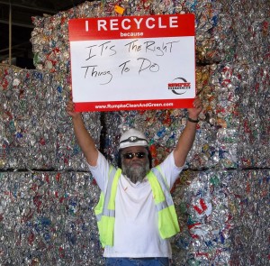 Rumpke Recycling Manager Terry Parker offers a simple, yet important, reason to recycle.