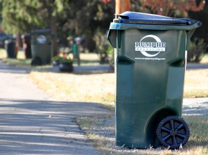 The truck upgrade enables us to offer residents larger recycling containers. These containers offer many benefits including a lid to prevent littering, wheels for easy mobility and additional capacity for residents to recycle more. 