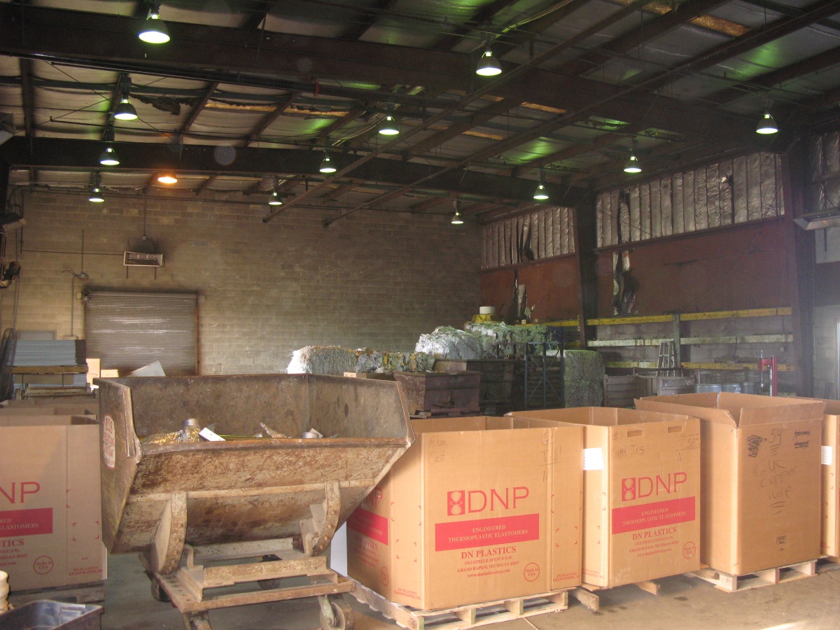 Inside Of Rumpke Recycling Center In Chillicothe Ohio