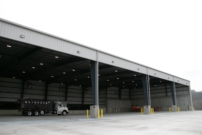 Rumpke Transfer Station Tipping Floor