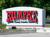 Rumpke Clark County Transfer Station Entrance Sign In New Carlisle Ohio