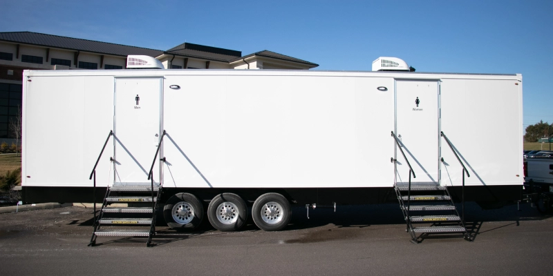 Rumpke Luxury Portable Restroom Trailer