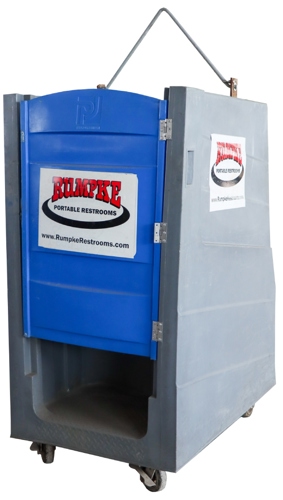 Rolling High Rise Portable Restroom Unit